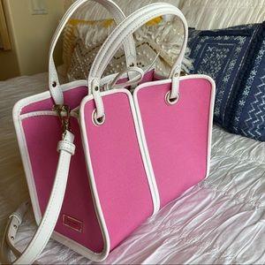 Kate Spade Sam Canvas Plunge Medium Satchel